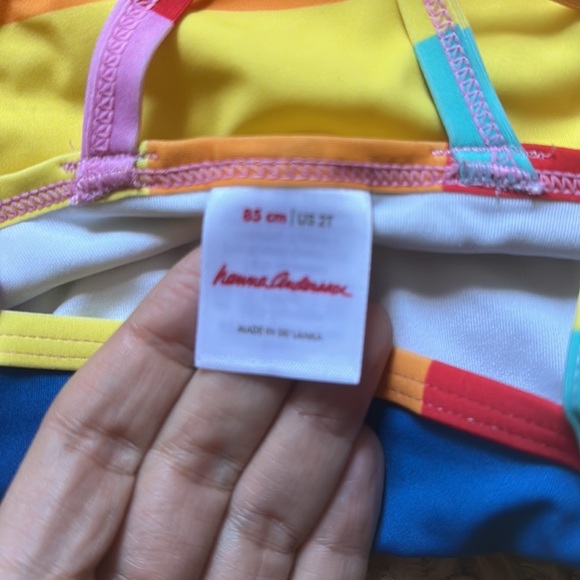 Hanna Andersson recycled skirted one piece bathing suit - Picture 4 of 4